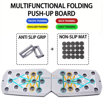 Portable Multifunctional Push-Up Board Set for Comprehensive Upper Body Training