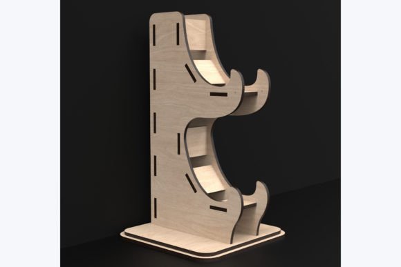 Gaming Controller Halterung aus Holz - 2er Set für PS5, Xbox & PC