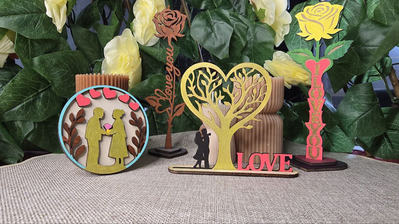 Serviettenhalter Lebensbaum aus Holz - Elegante Tischdekoration