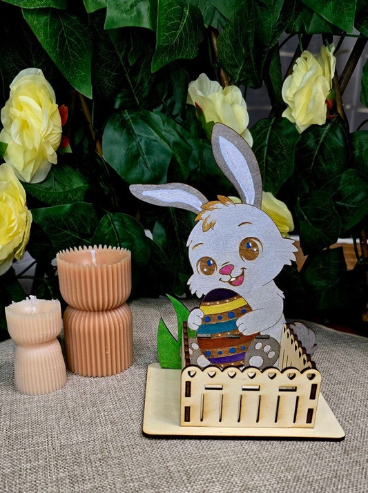 Osterhasen Körbchen mit Ostereier - Süßigkeiten-Korb für Kinder